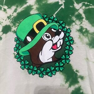 Buc-ees Beaver Bohemian St Patricks Day Tie Dye Holiday Party T Shirt Unisex